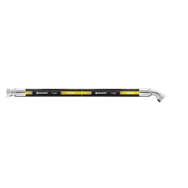 Continental Hydraulic Hose Assembly - 1/2" ID 60" Length - 5/8" FJX x 5/8" FJX45 - 4060 psi XCP4-08,10FJX-10FJX45,60 IN OAL - main
